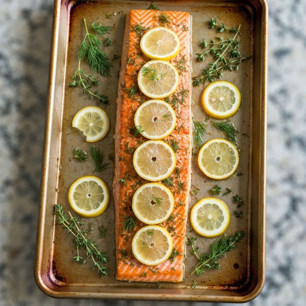 One-Pan Lemon Herb Salmon