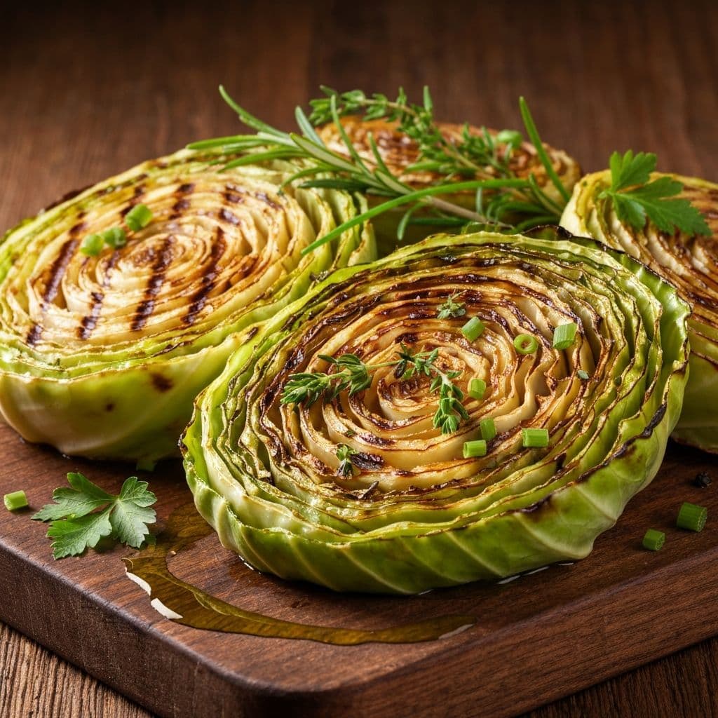 Crispy Cabbage Steaks