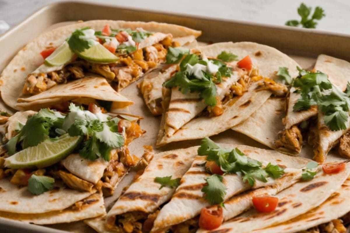 Sheet Pan Quesadillas for a Crowd