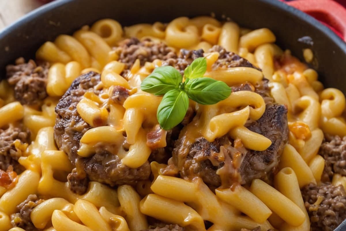 One-Pot Cheeseburger Macaroni (Kid-Approved!)