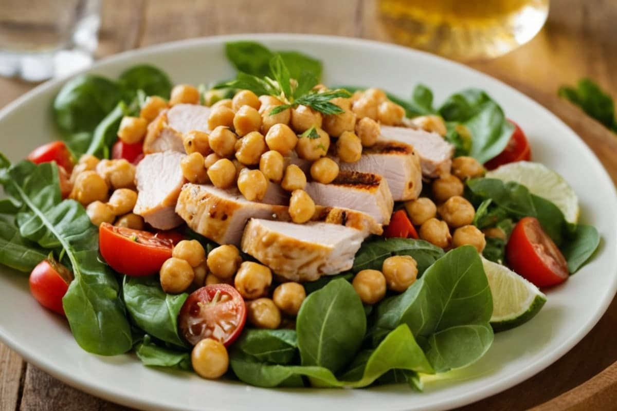 Budget Mediterranean Chickpea Salad