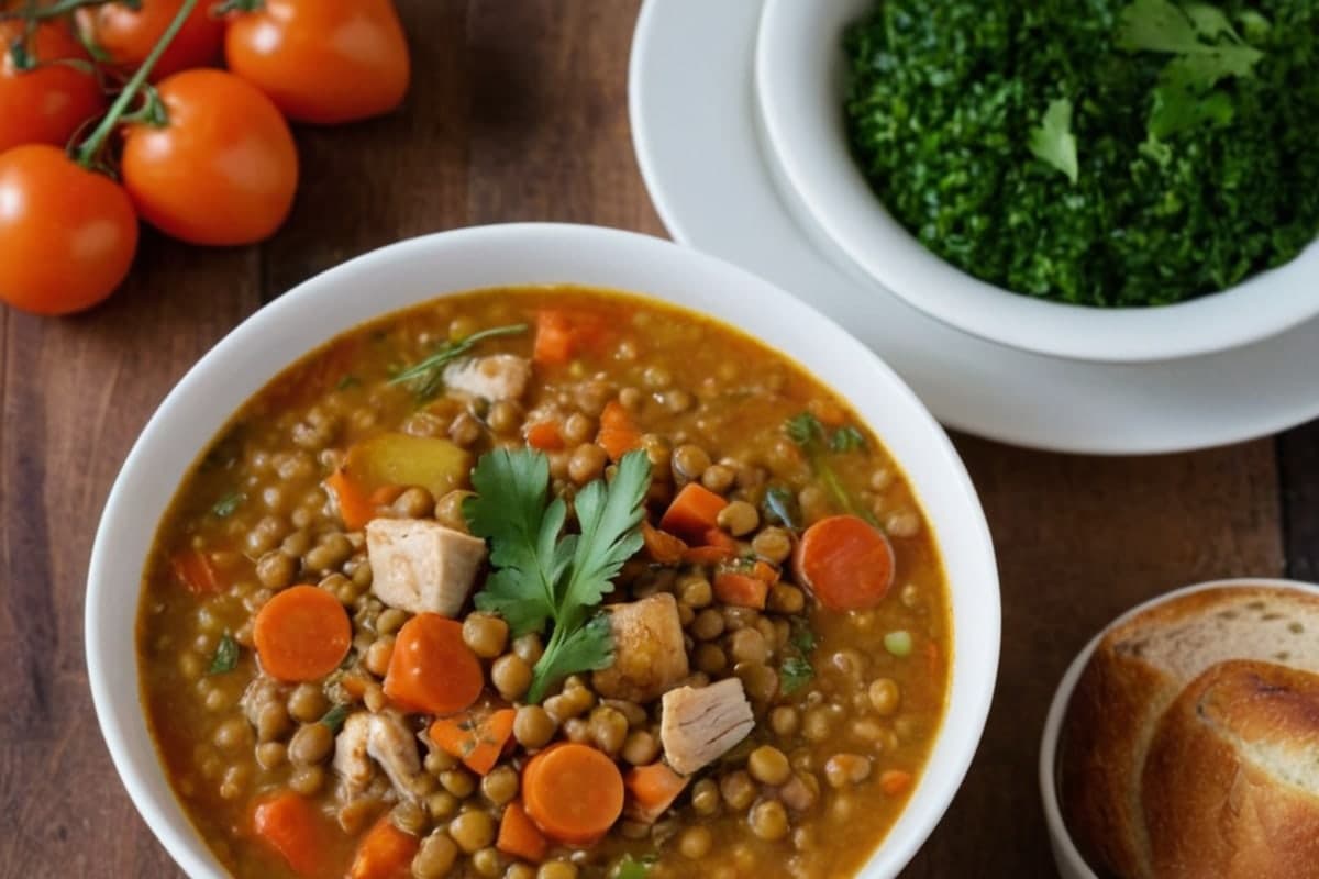 Budget-Friendly Lentil & Vegetable Soup