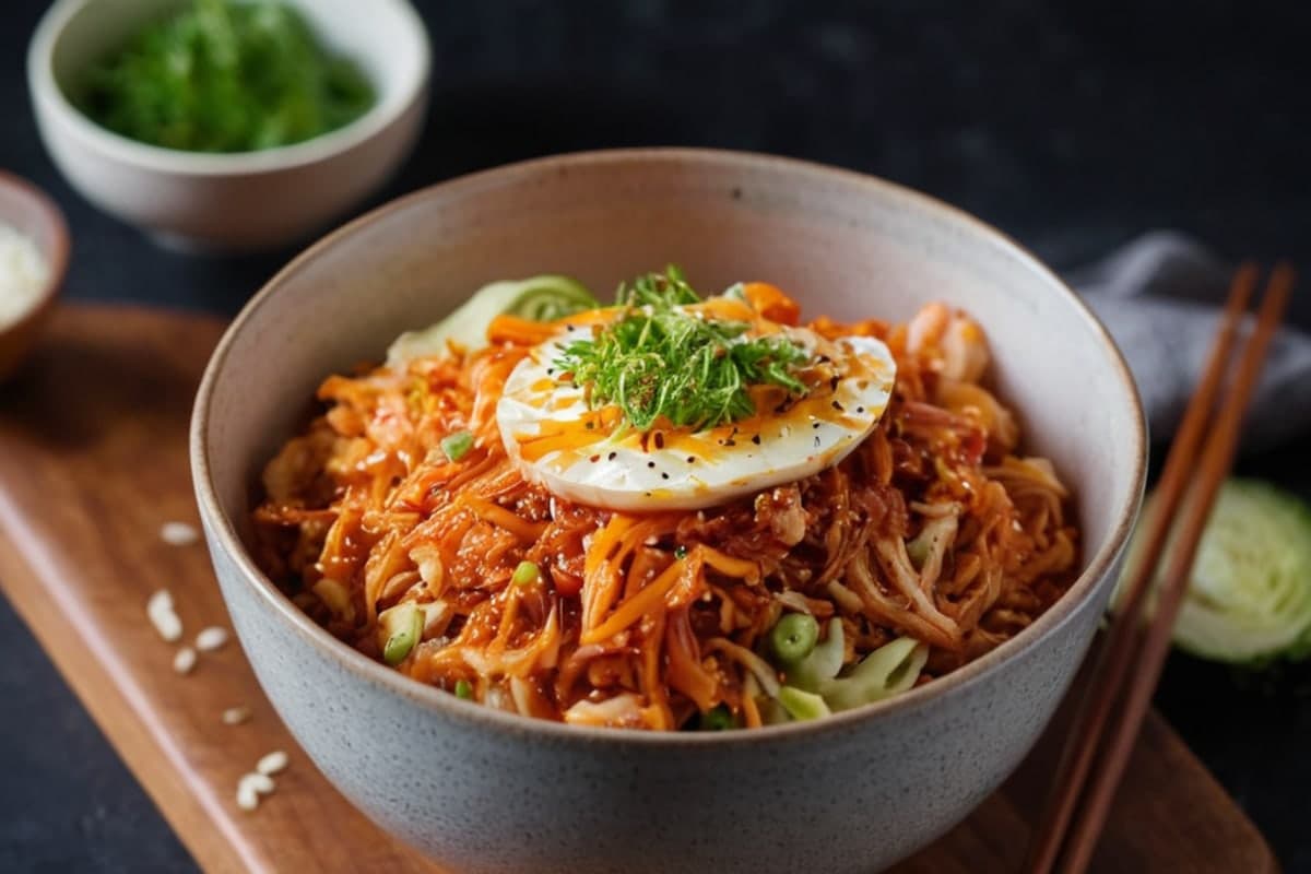 The Ultimate Cabbage Crush Kimchi Bowl