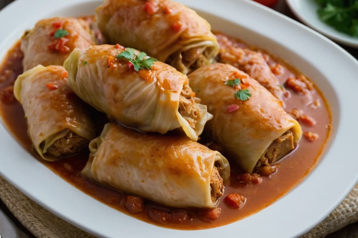 Slow Cooker Cabbage Rolls (Golumpki)