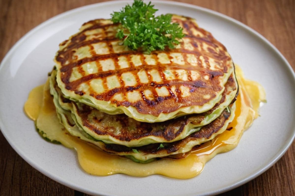 Savory Cabbage Pancakes (Okonomiyaki Style)