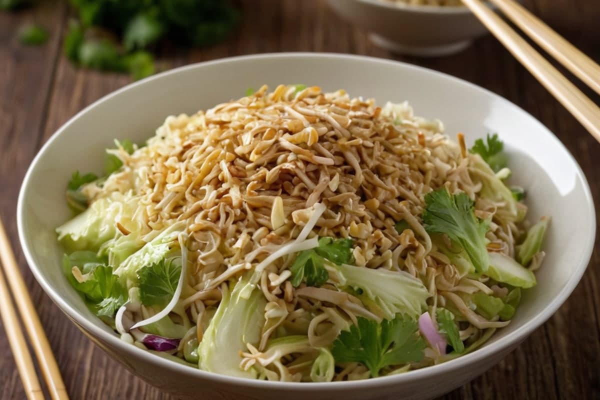 Crunchy Cabbage Ramen Salad