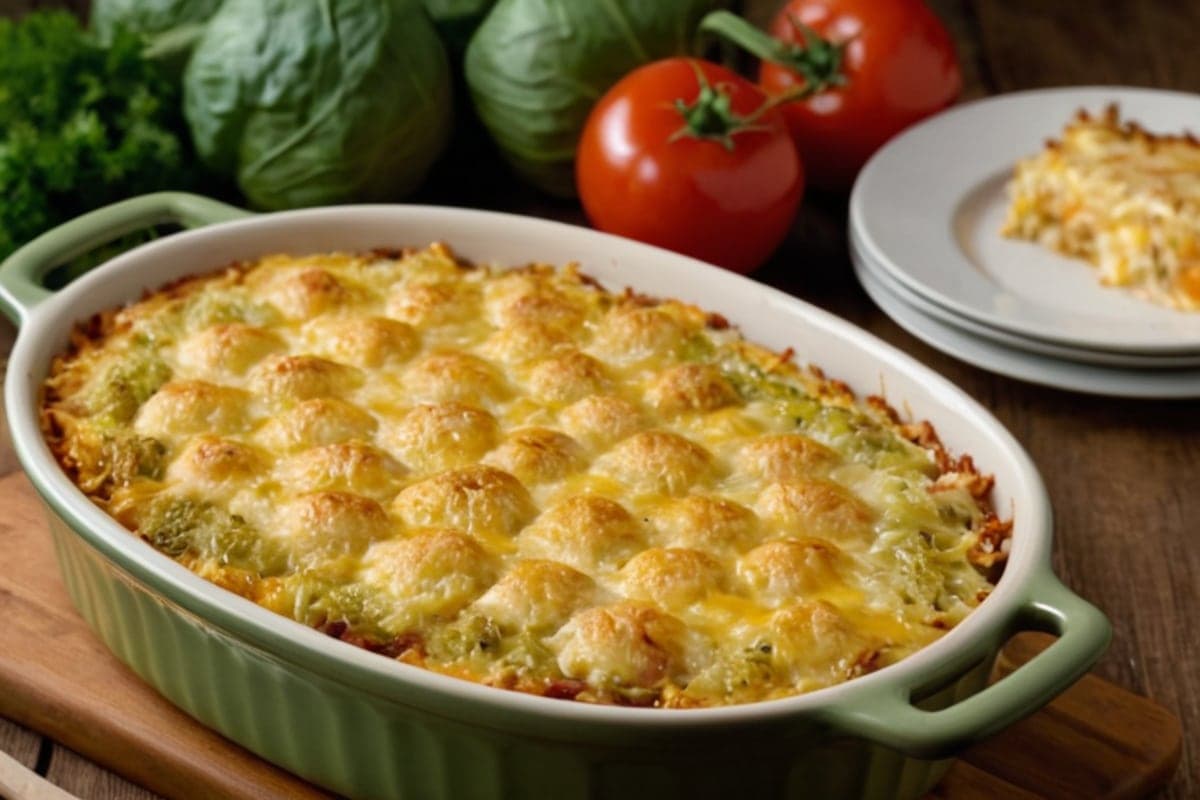 Cheesy Cabbage Casserole