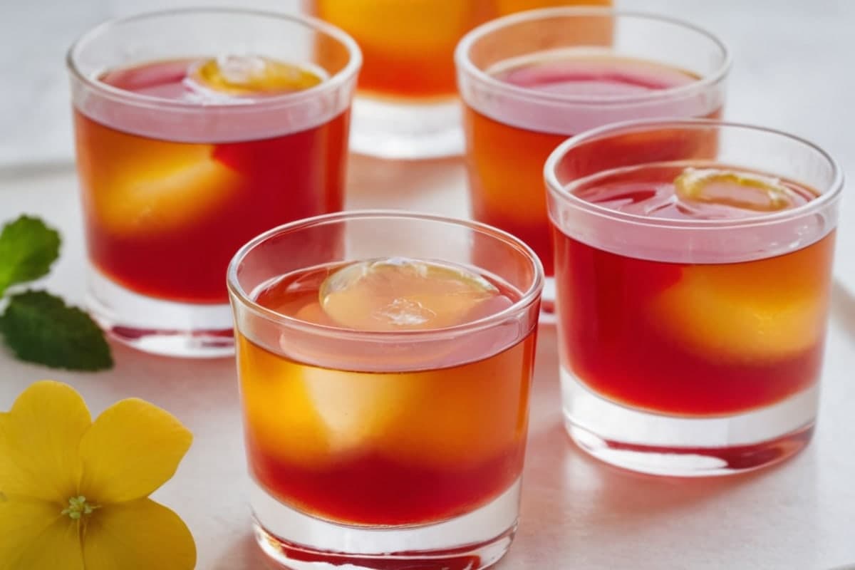 Probiotic Kombucha Jello Shots (Non-Alcoholic)