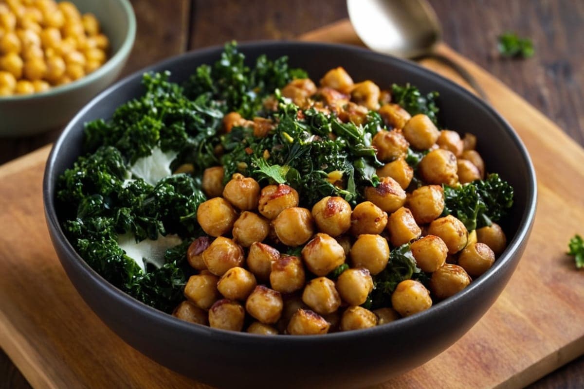 Roasted Chickpea & Kale Power Bowls