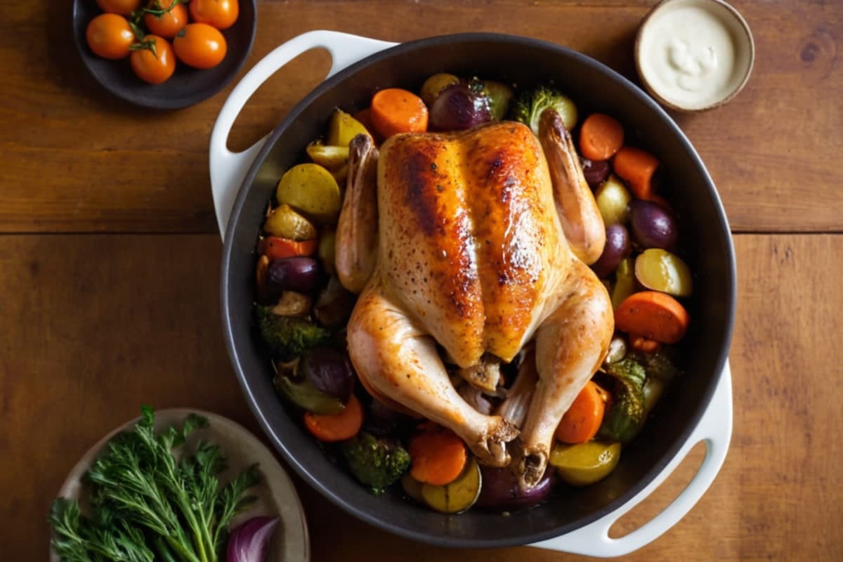 One-Pot Roast Chicken and Veggies
