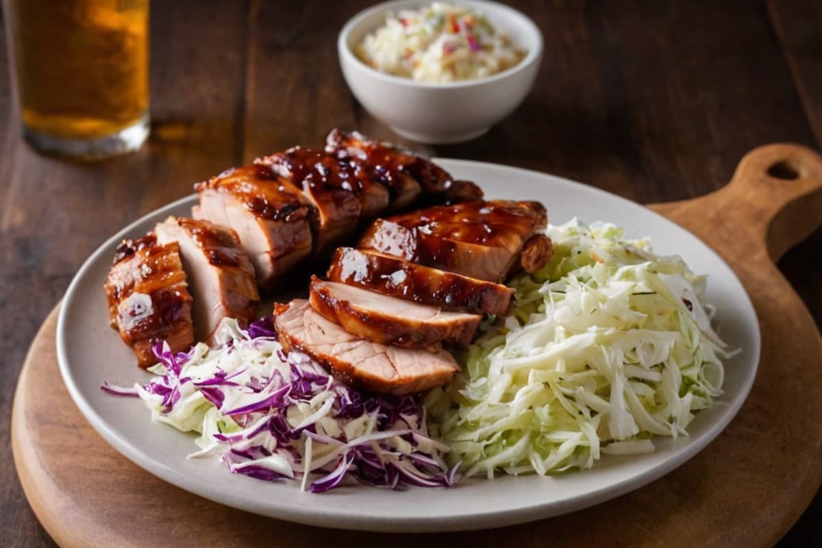 3-Ingredient BBQ Pork & Slaw