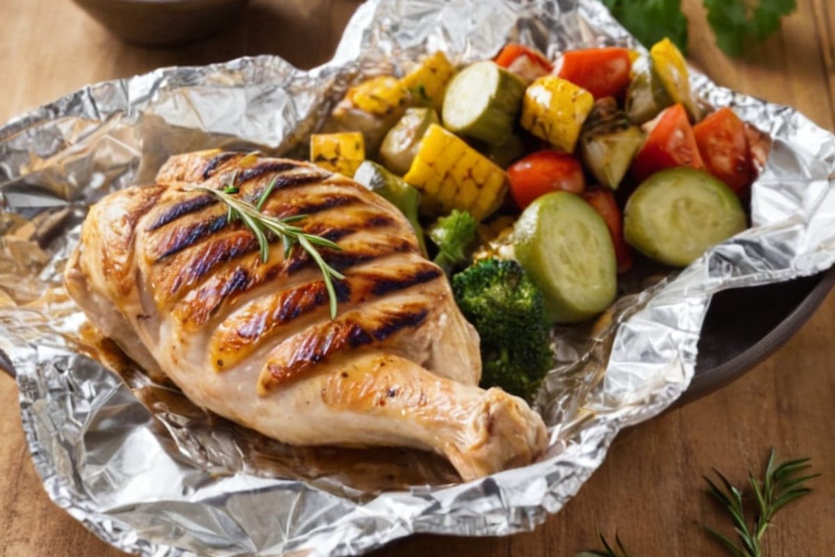 Cheap & Easy Grilled Chicken Foil Packs