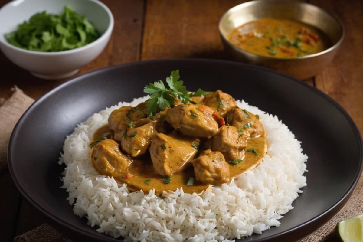 Budget Chicken Curry with Coconut Milk & Pantry Spices