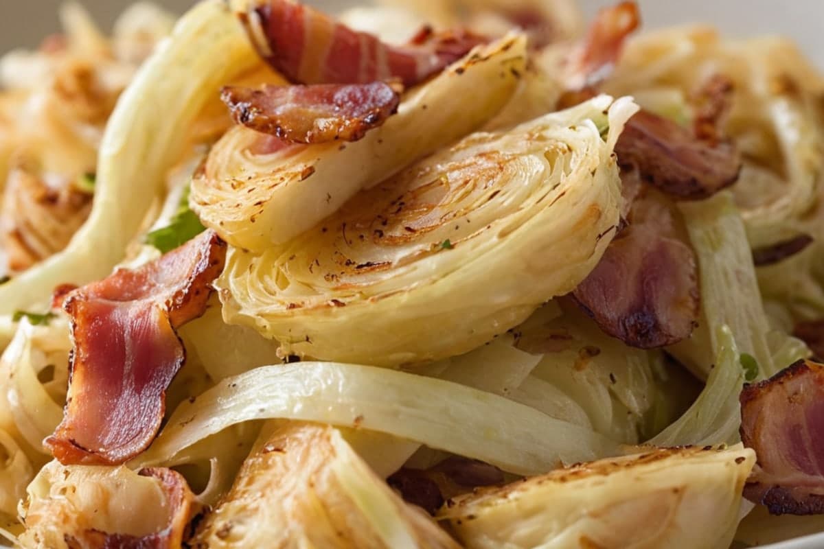 Fried Cabbage with Bacon & Onions (Pinterest +245% Trending!)