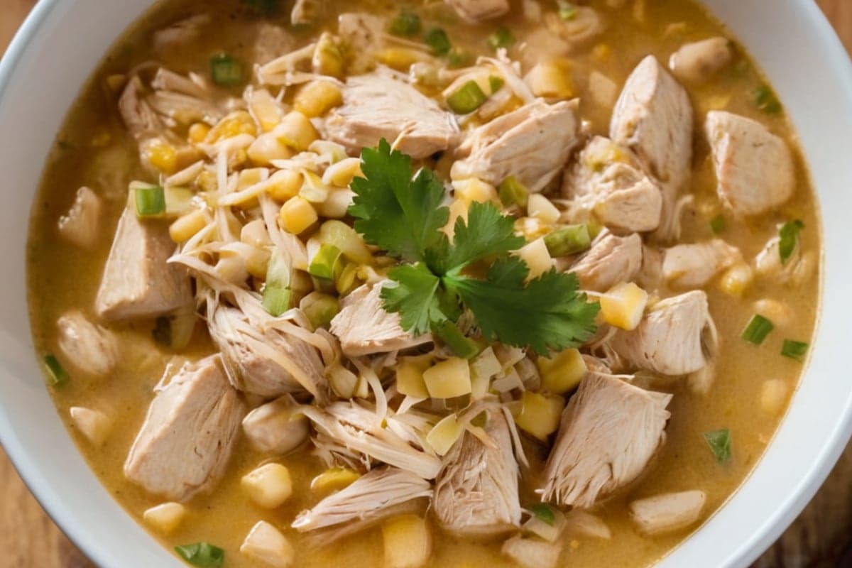 Slow Cooker White Chicken Chili