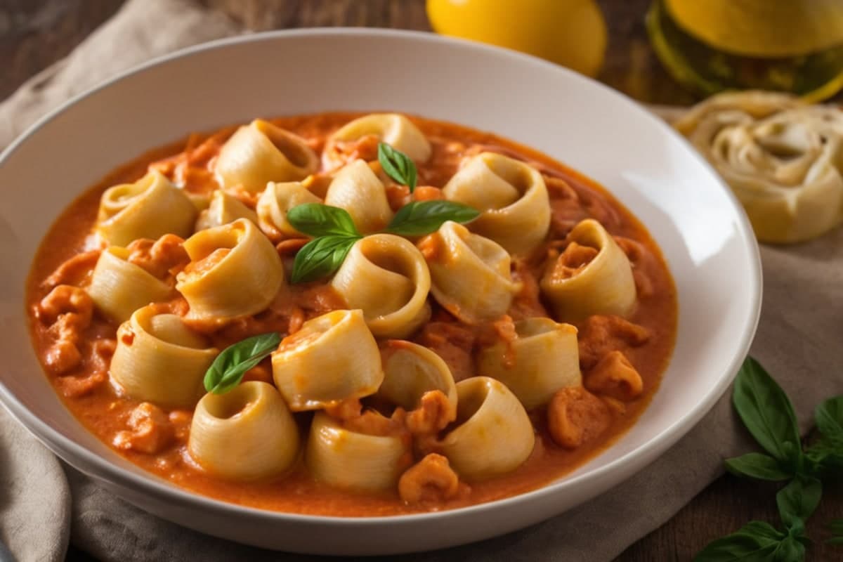 One-Pot Creamy Vodka Sauce Tortellini