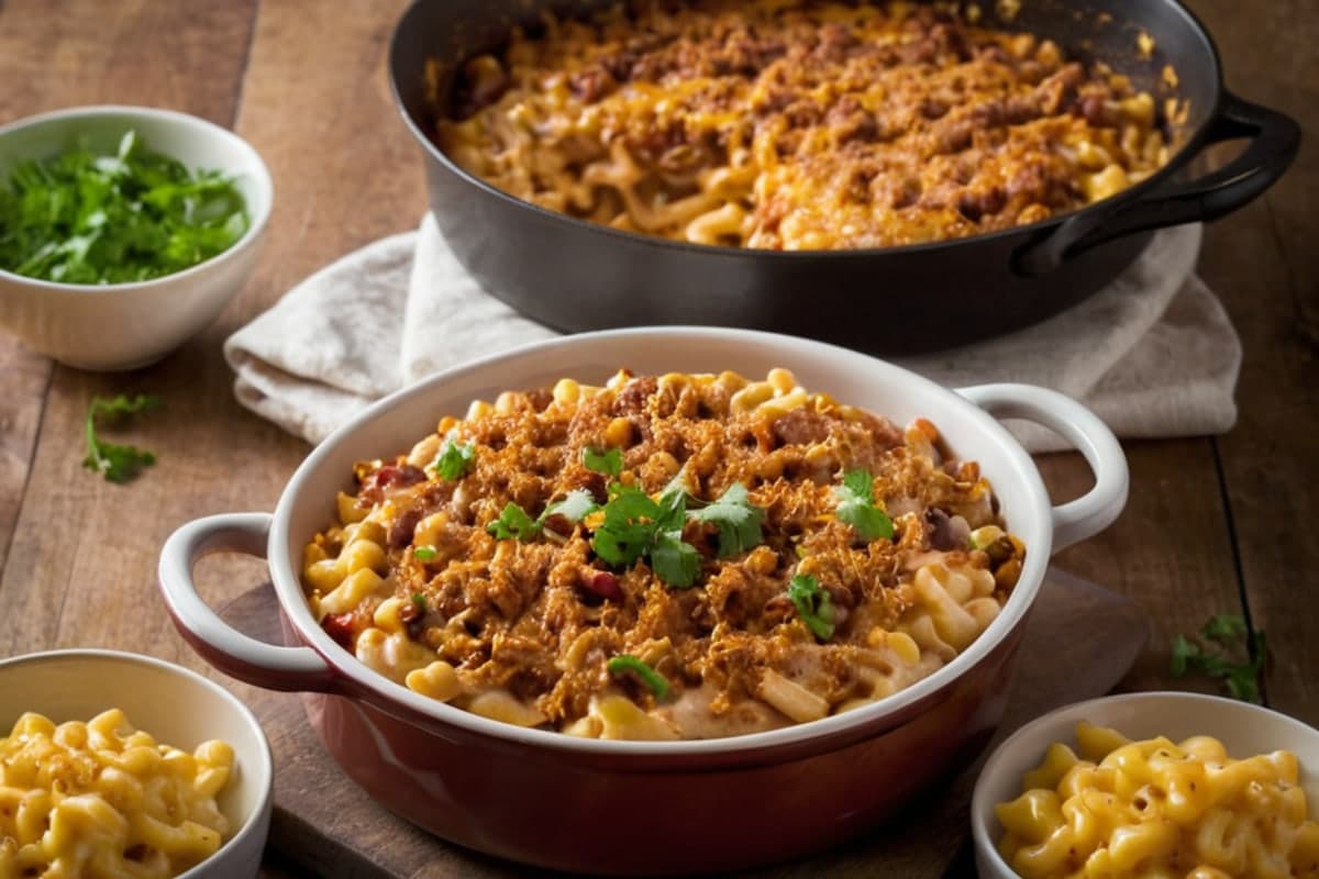 One-Pot Chili Mac & Cheese for a Crowd
