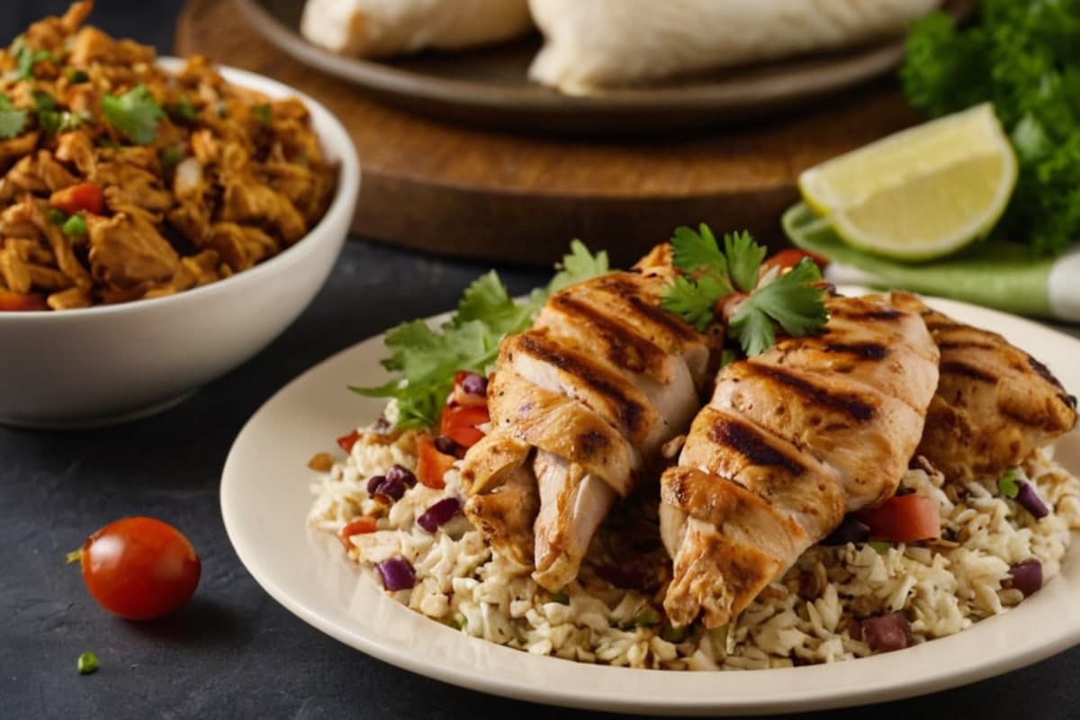 High Protein Chicken Shawarma Plates (No Grill Needed)