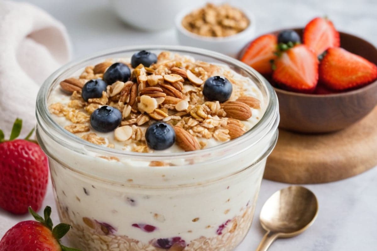 Lazy Girl Overnight Oats 5 Ways (Grab & Go Breakfasts)