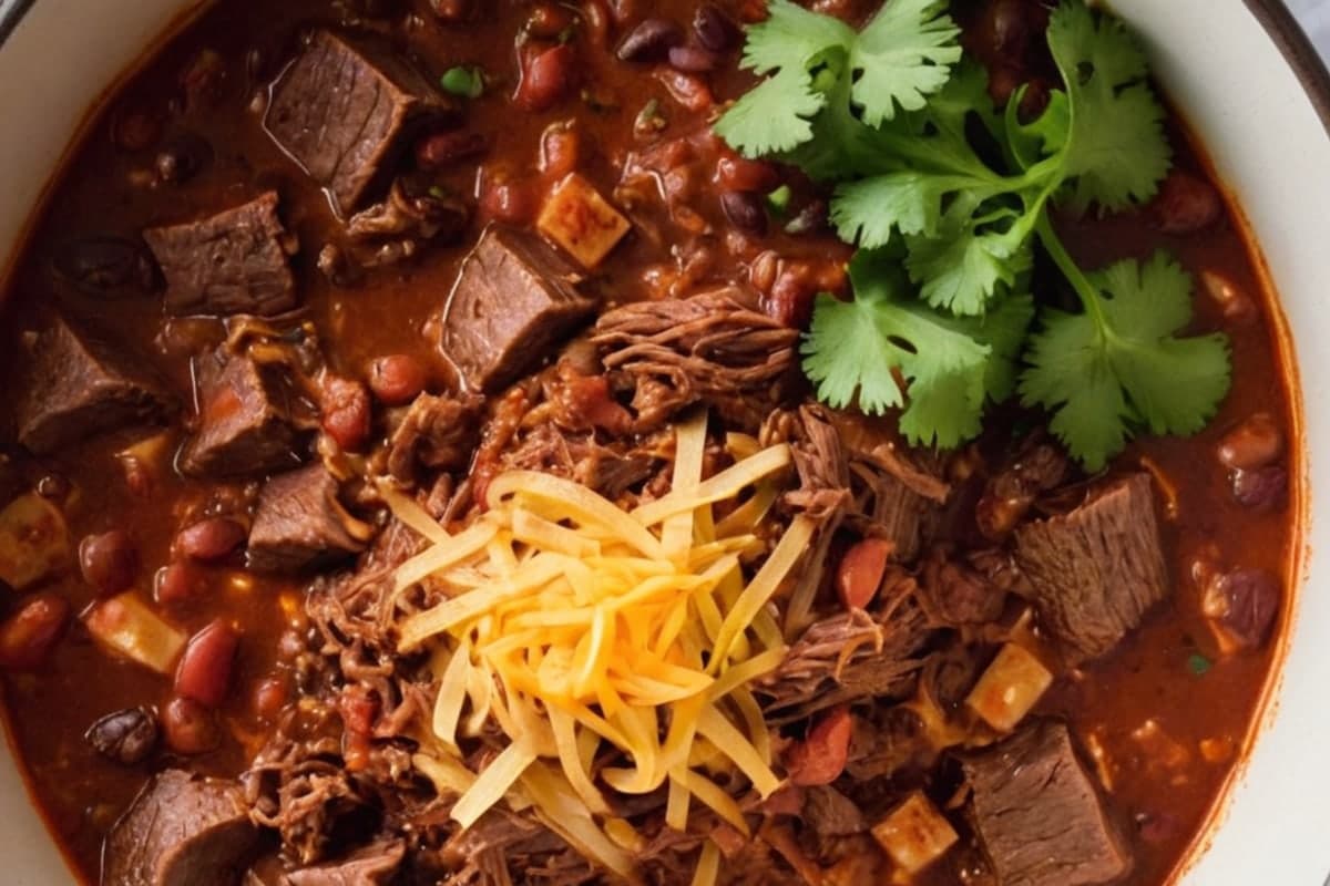 Slow Cooker Shredded Venison Chili for Meal Prep