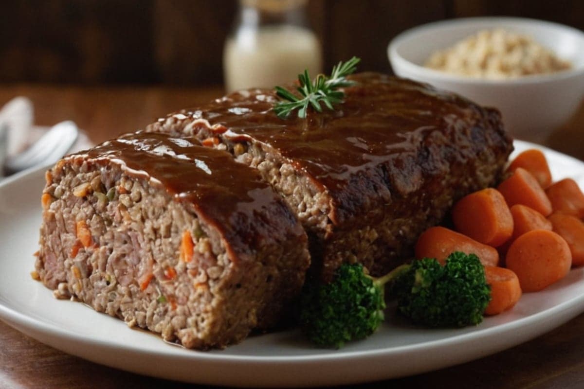 Meatloaf That Sneaks in Oats & Carrots