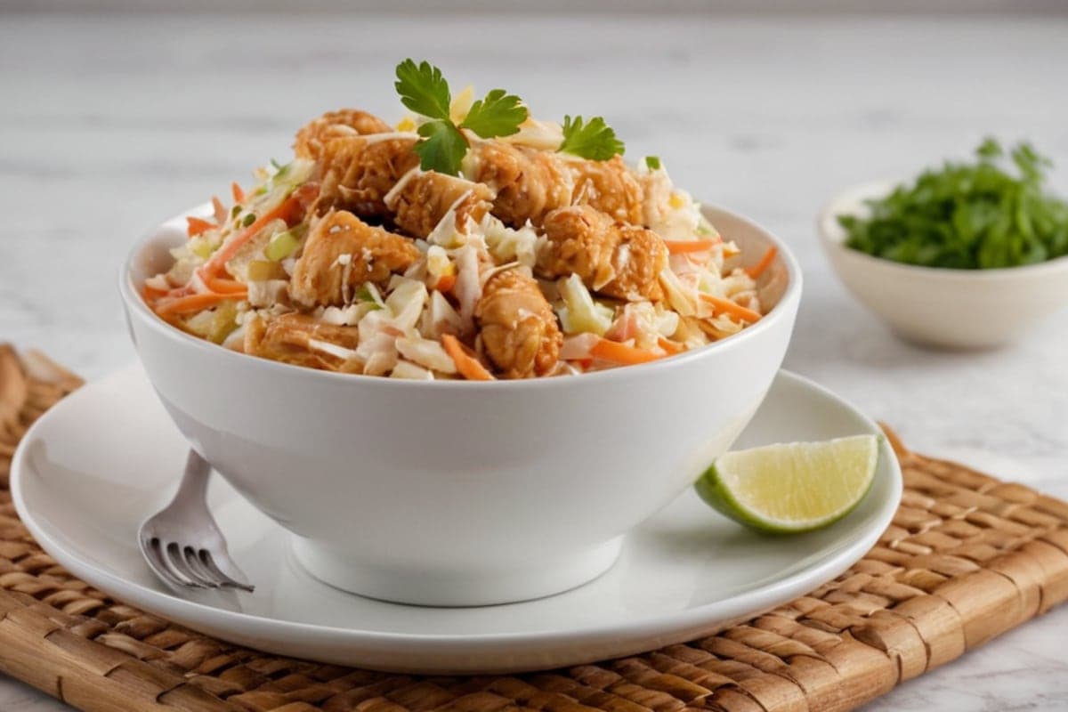 Egg Roll in a Bowl with Frozen Coleslaw Mix