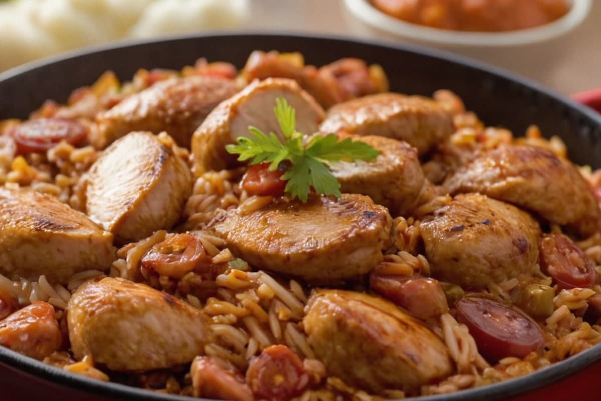 Big-Batch Jambalaya Rice That Reheats All Week