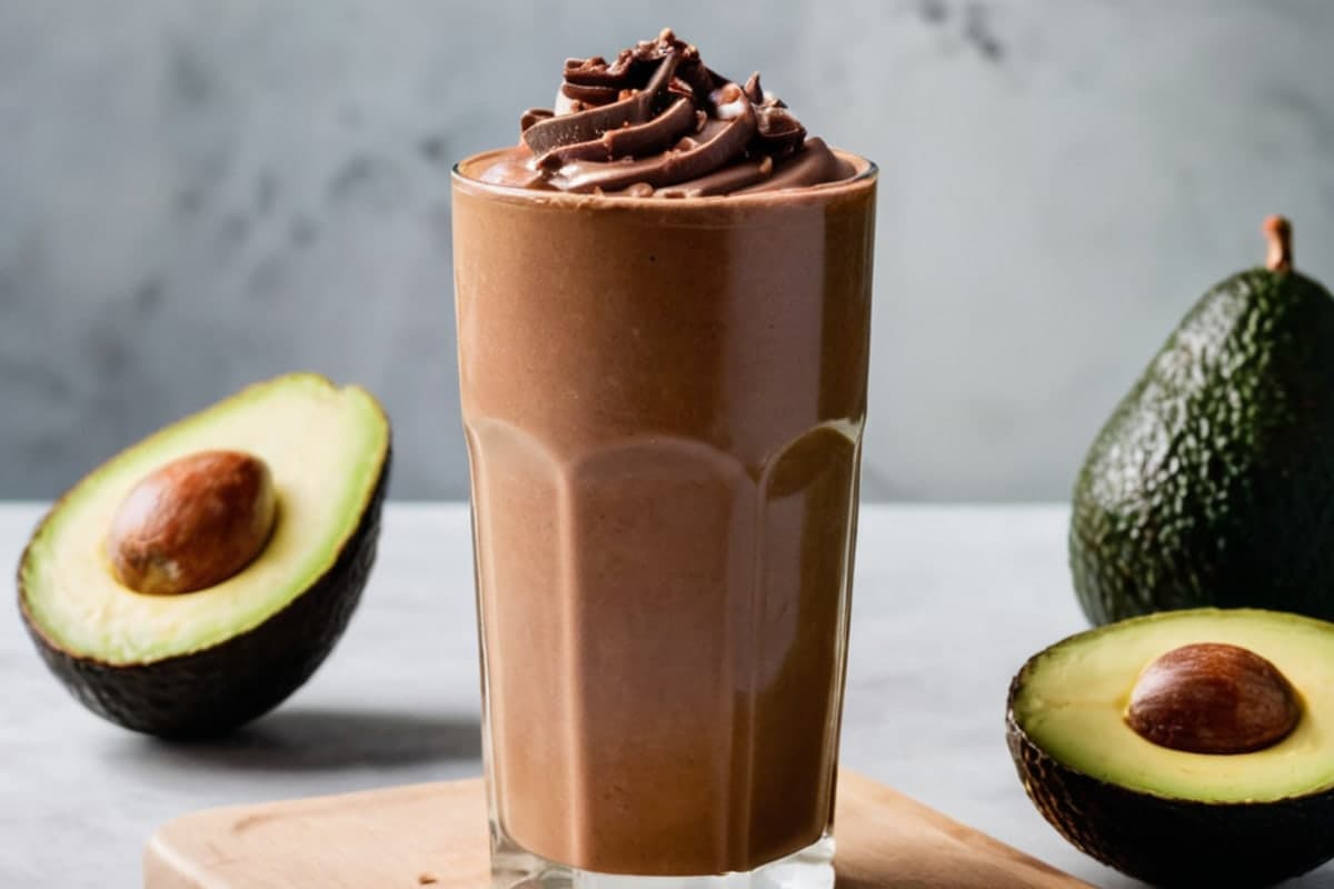 Chocolate Avocado Postbiotic Smoothie (Tastes Like a Milkshake!)