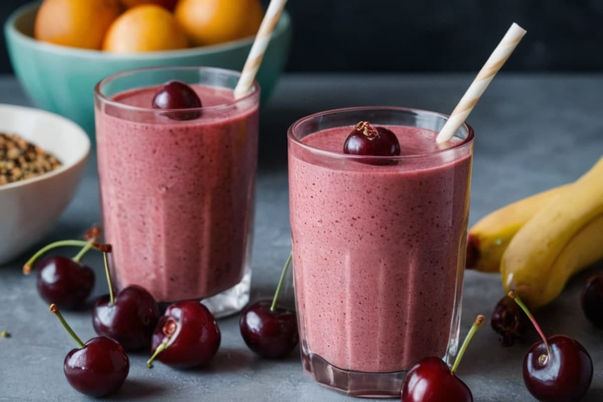 Anti-Inflammatory Tart Cherry & Chia Smoothie