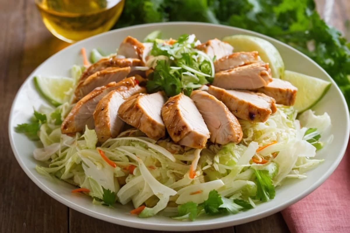 Vietnamese Chicken & Napa Cabbage Salad (Goi Ga) for Light Summer Nights