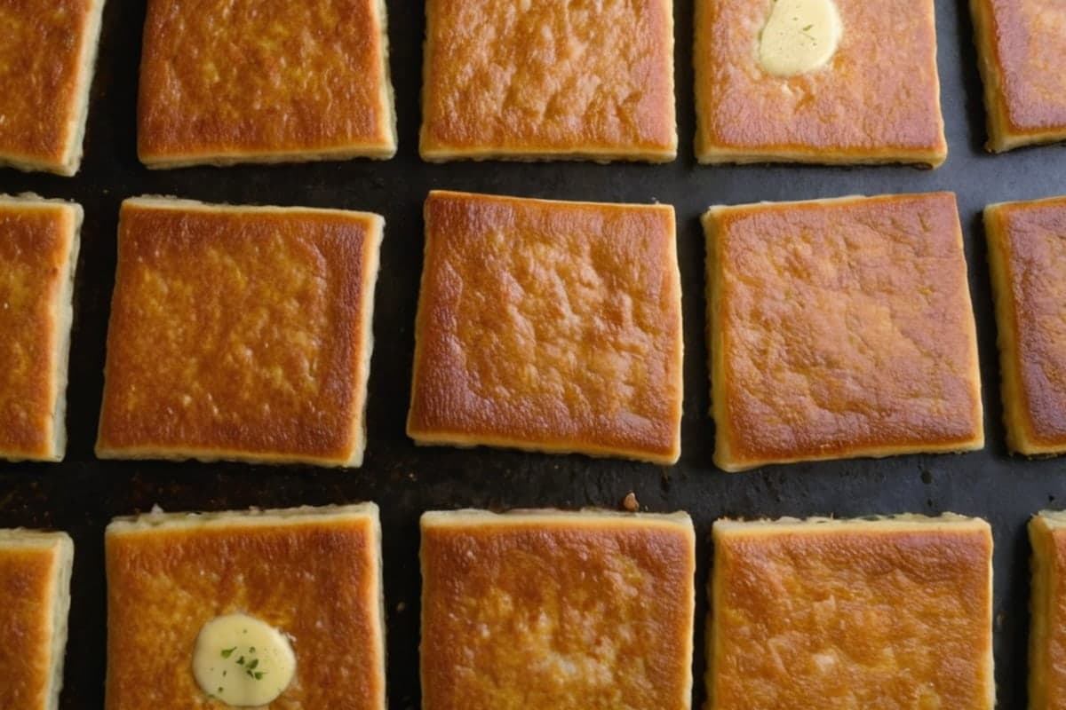 Sheet Pan Pancakes Cut Into Freezer-Friendly Squares