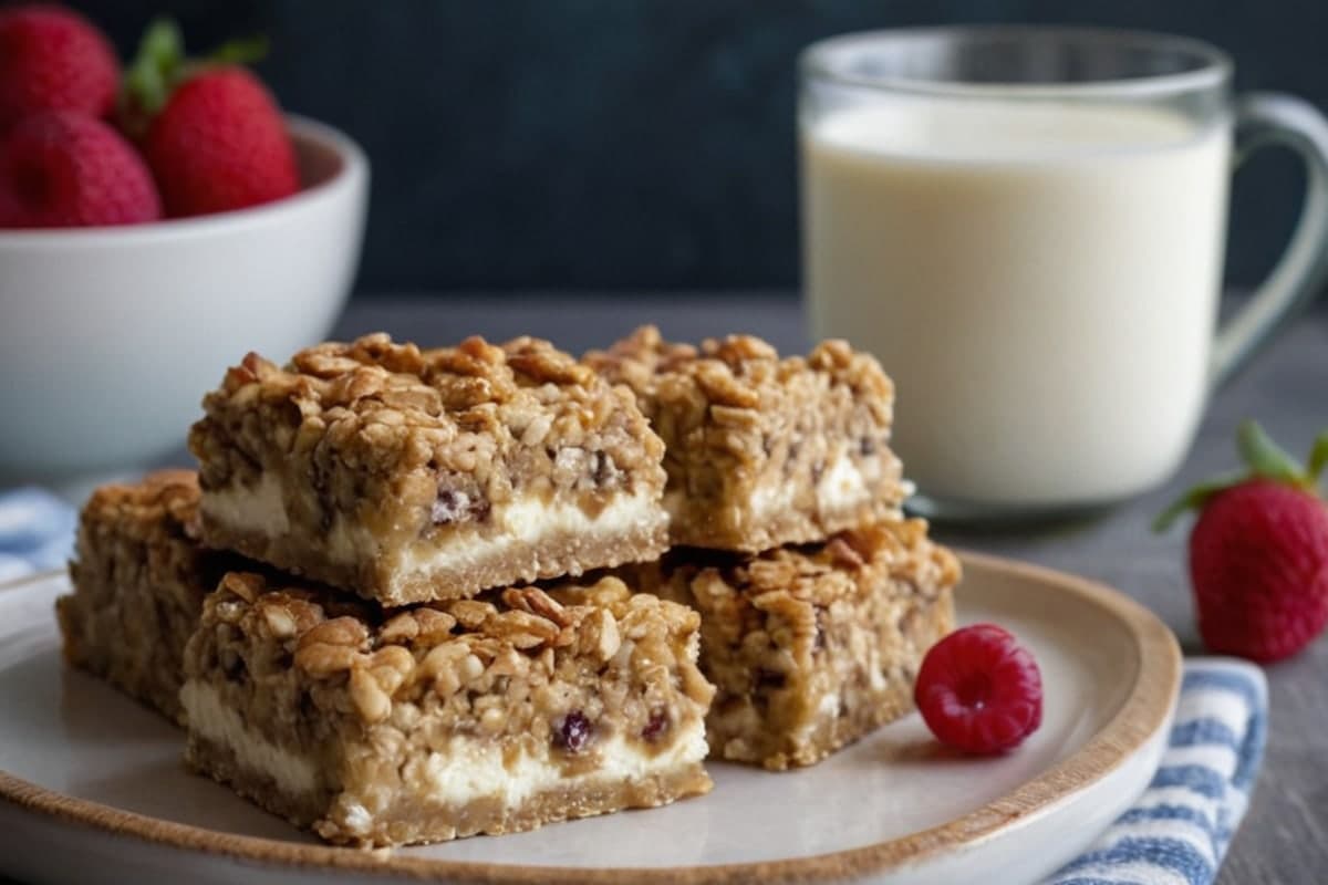Cottage Cheese Baked Oatmeal Bars for the Whole Week
