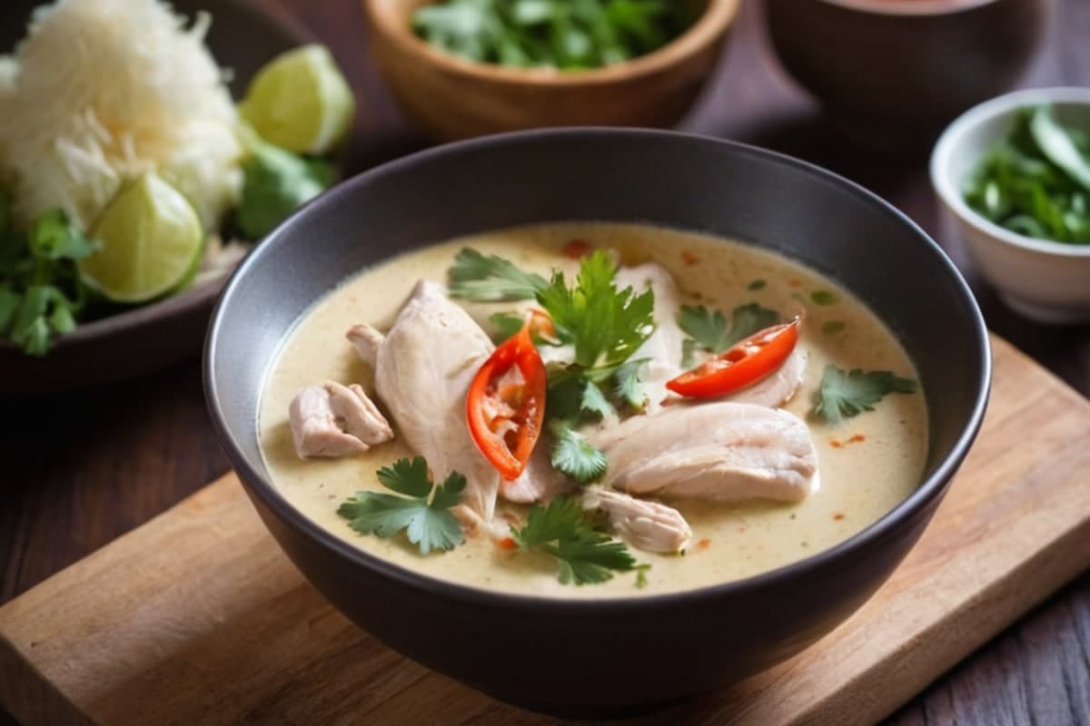 Spicy Thai Tom Kha Gai to Steam Out a Stuffy Head