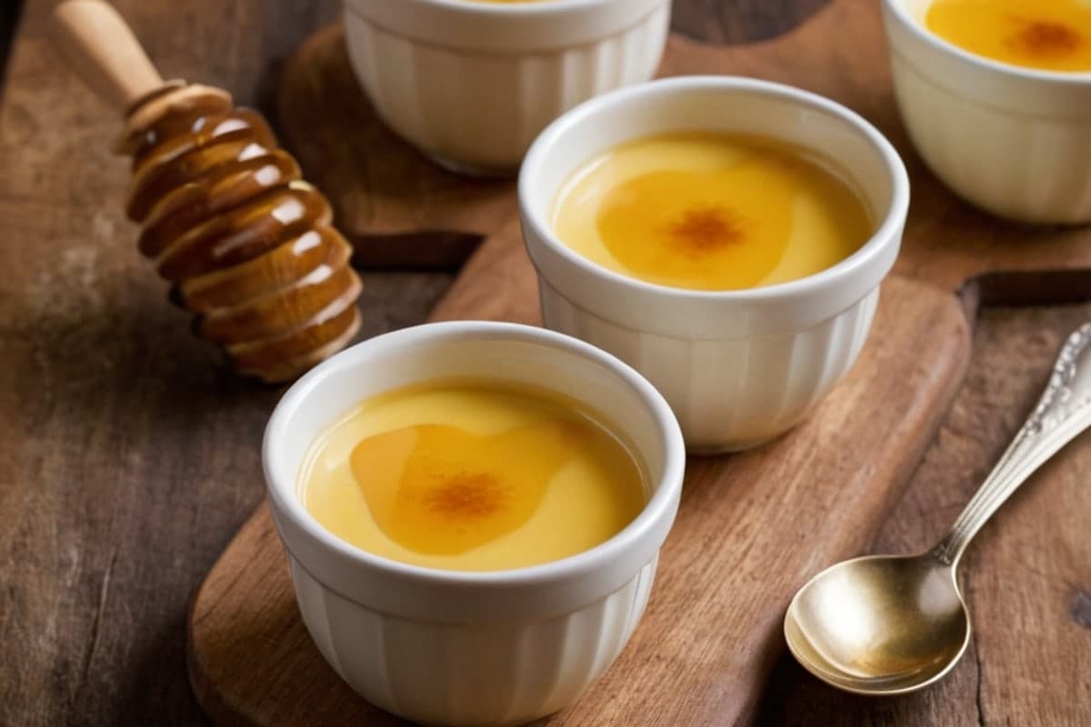 Silky Honey-Vanilla Custard Cups You Can Eat With a Spoon
