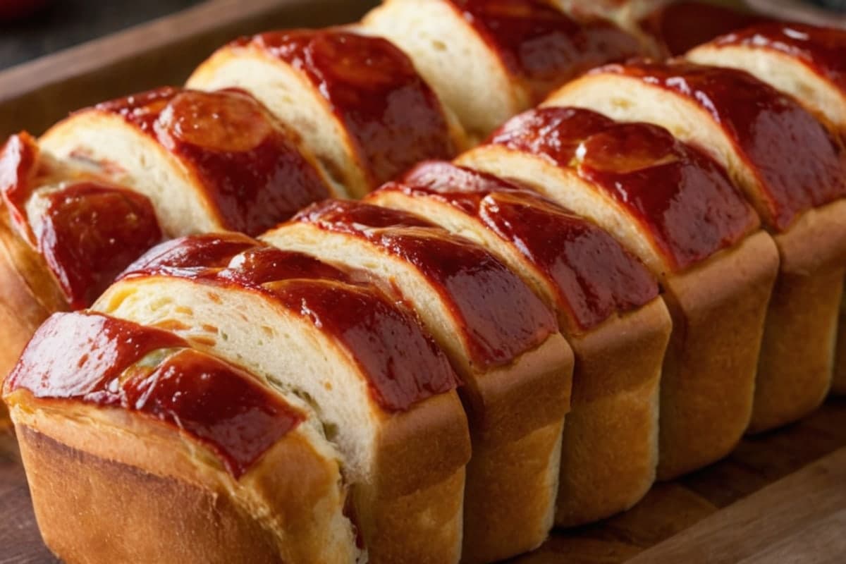 Pepperoni Pizza Pull-Apart Bread for a Hungry Crowd